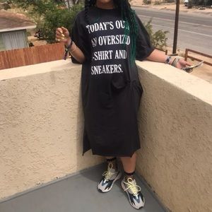 Zara oversized tee/dress Sz medium